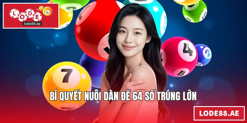 Bí quyết nuôi dàn đề 64 số trúng lớn