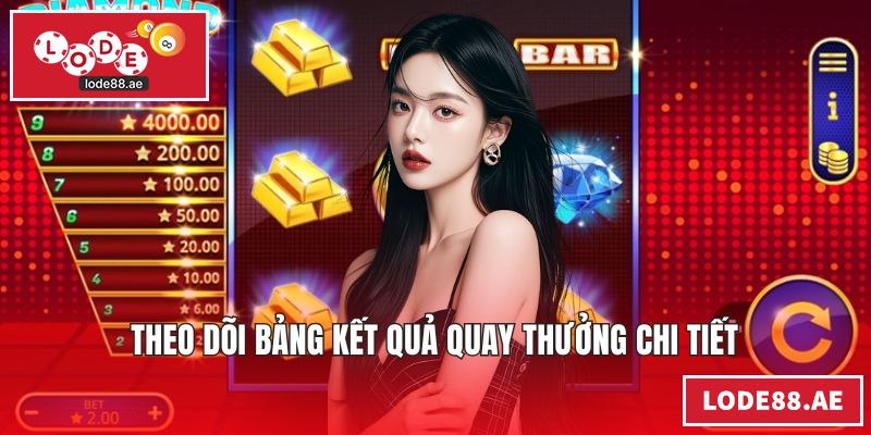 Theo dõi bảng kết quả quay thưởng chi tiết