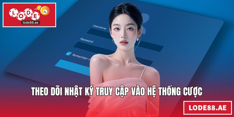Theo dõi nhật ký truy cập vào hệ thống cược